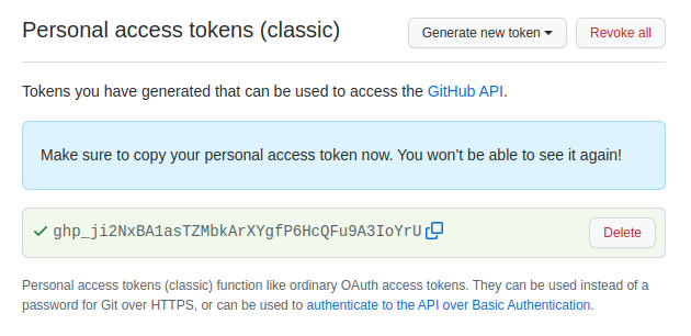 github_token github_token